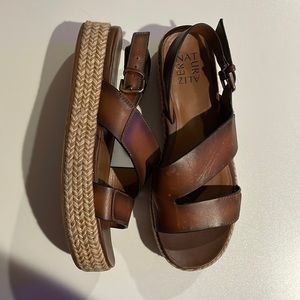 Brown sandals - size 7.5